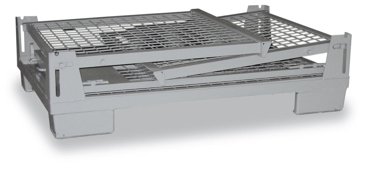 Opvouwbare gaasbox pallet, lengte x breedte 1200 mm x 800 mm  ZOOM