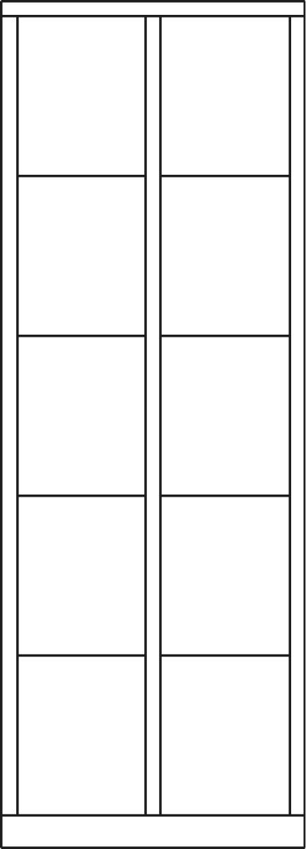 PAVOY Lockersysteem Basis, 10 vakken  ZOOM