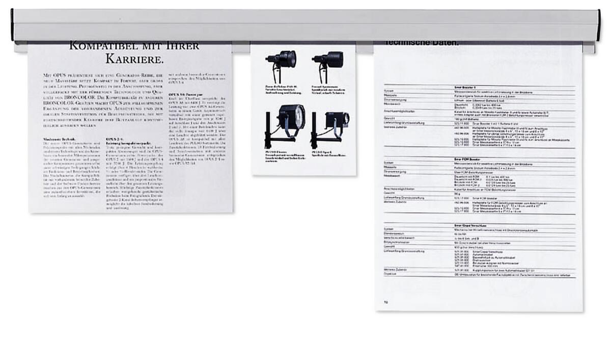 Franken Papierklemrail  ZOOM