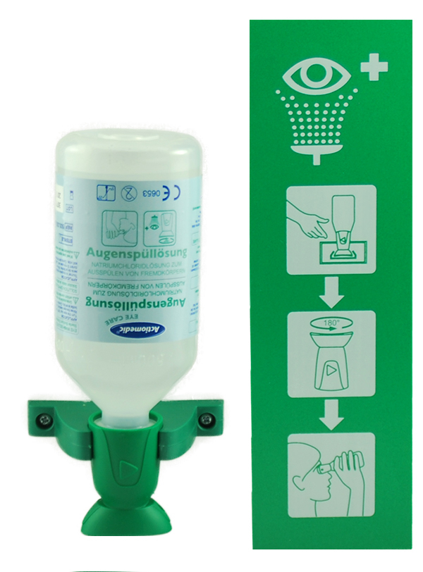 actiomedic Oogspoelstation, 1 x 500 ml keukenzoutoplossing  ZOOM