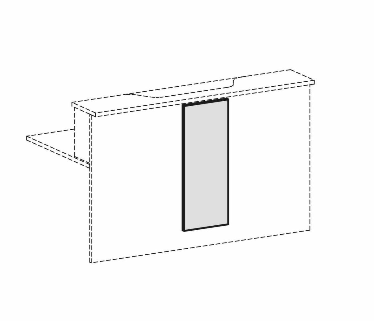 Design paneel voor balievoorbouw  ZOOM