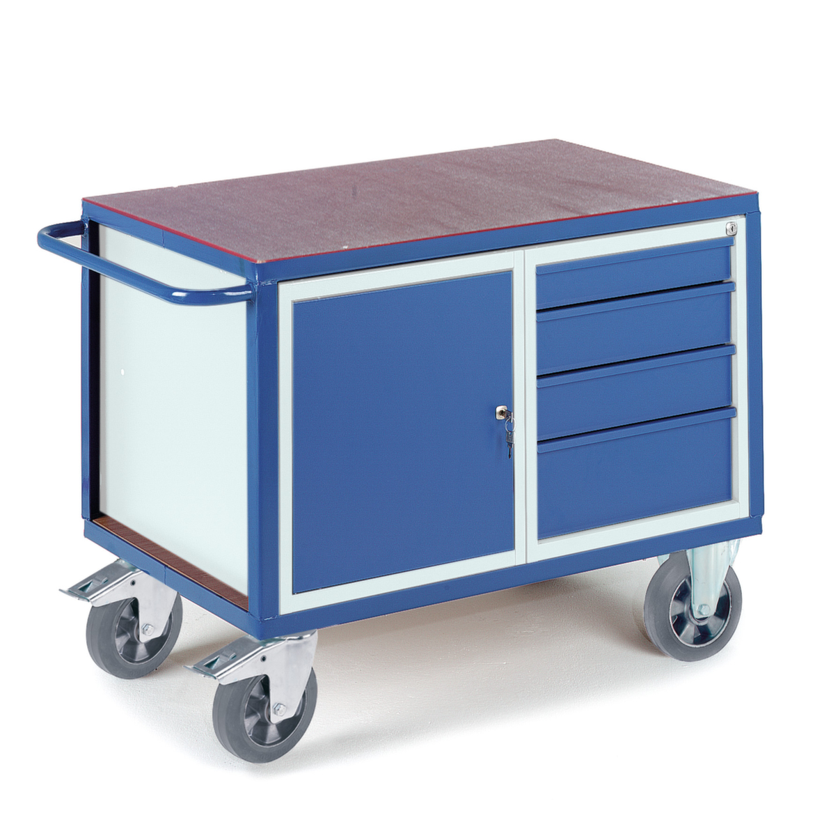 Rollcart Zware tafel- en kastwagen, draagvermogen 1000 kg, laadvlak lengte x breedte 1080 x 700 mm  ZOOM