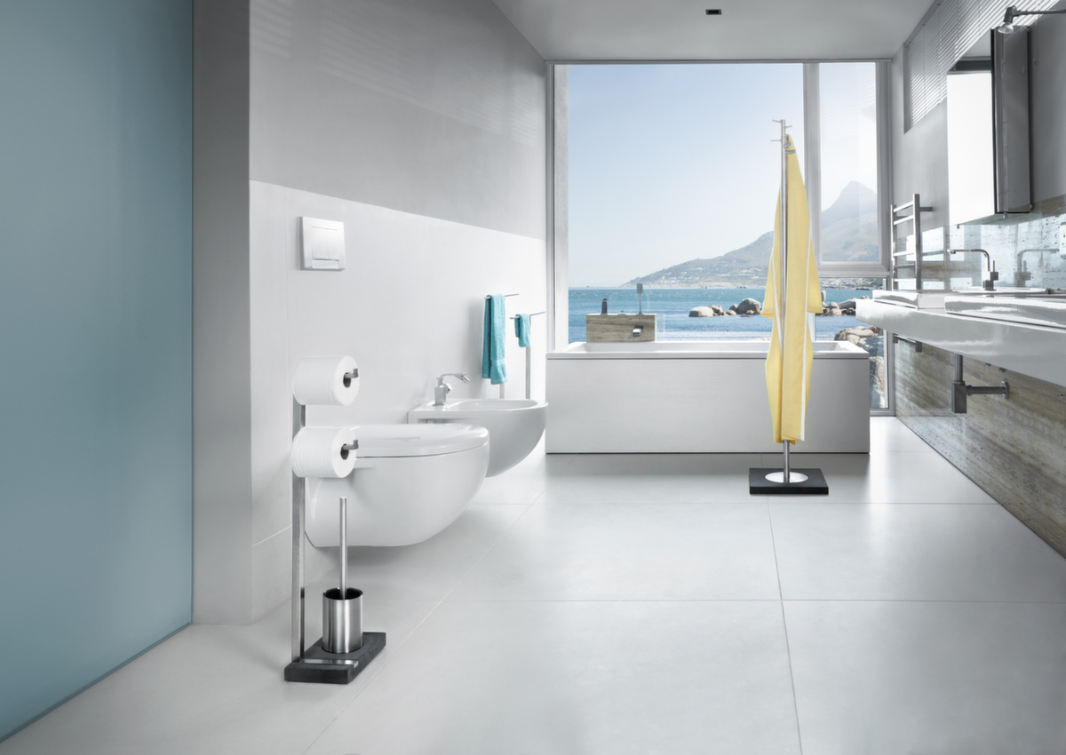 Blomus Toiletbutler pure spa BATHROOM voor 2 rollen, RVS  ZOOM