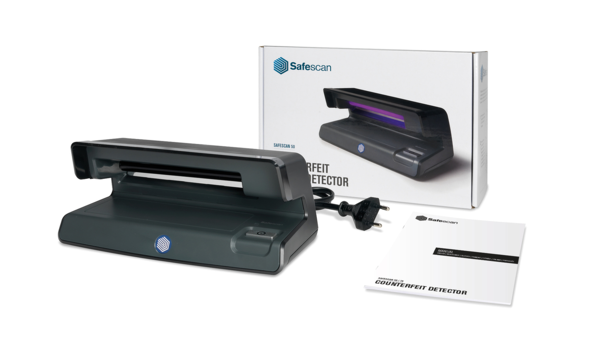 Safescan Geldtester 50, voor alle valuta's  ZOOM