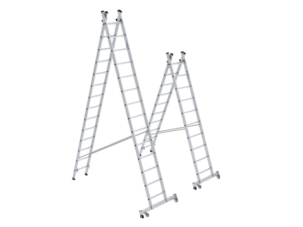 MUNK Multifunctionele reformladder met nivello®-ligger/ladderschoenen  ZOOM