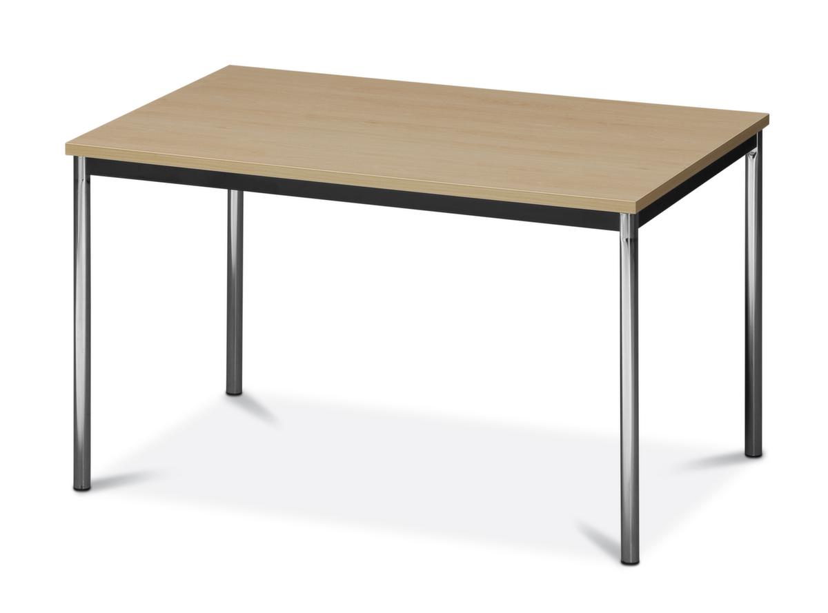 Multifunctionele tafel met ronde buizen met 4-voetonderstel  ZOOM