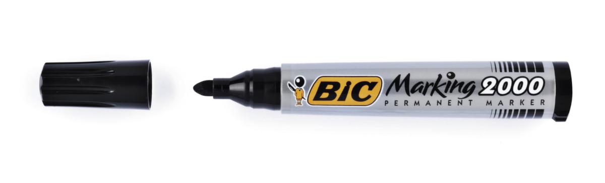 BIC® Permanente markering, tekenkleur zwart  ZOOM