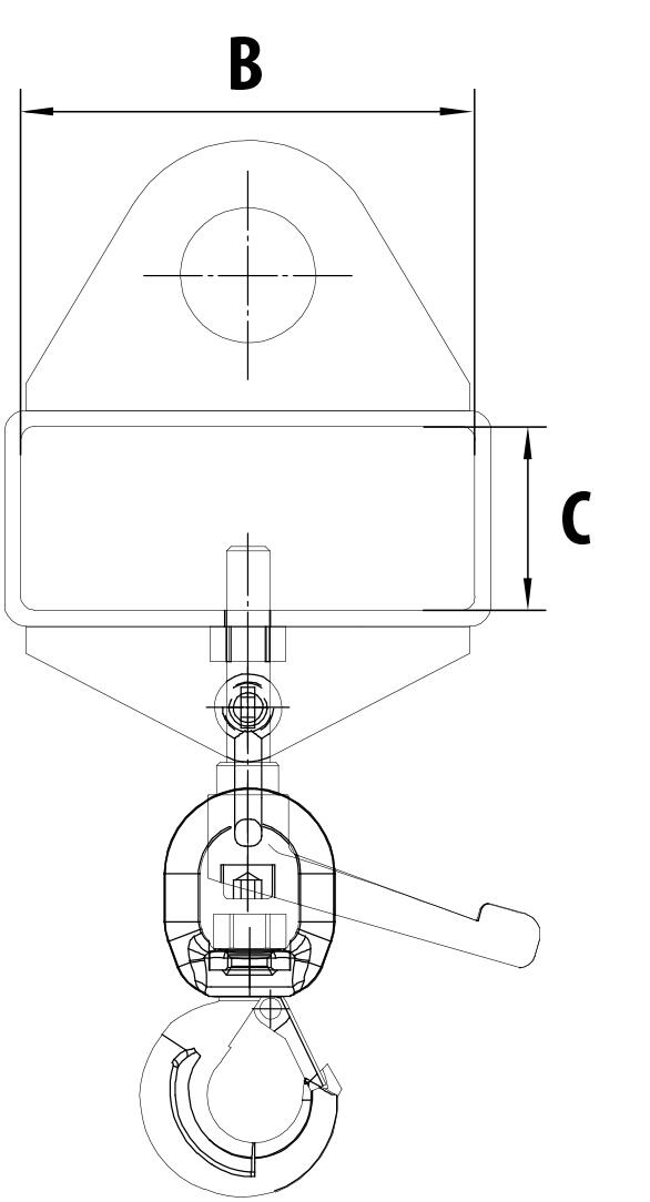 Bauer Lasthaak met 2 vorksloffen  ZOOM