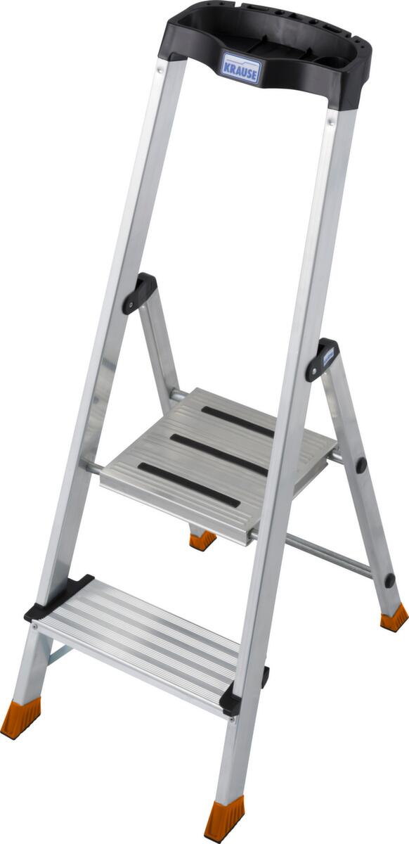 Krause Trapladder PlusLine Monto® Sepuro, 2 extra diepe geribbelde treden