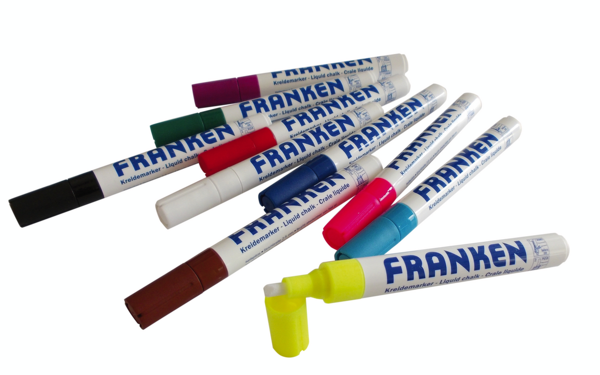 Franken set krijtmarkers Windowmarker  ZOOM