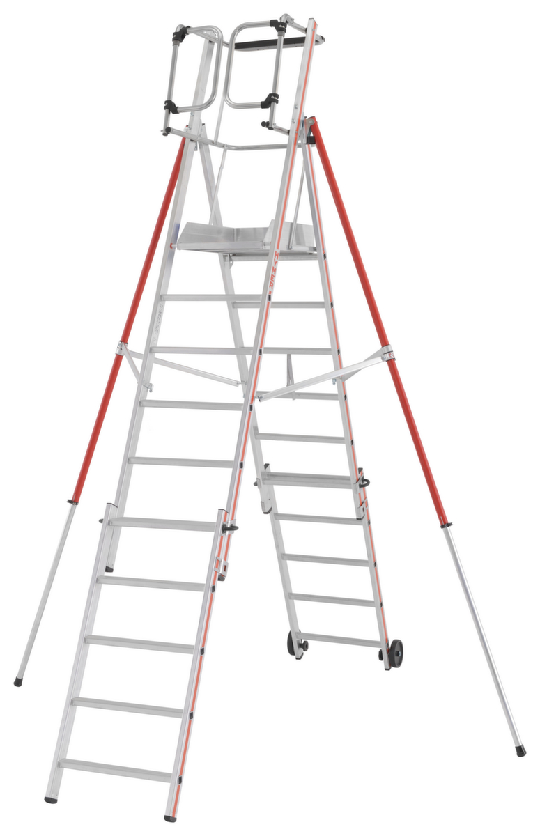 Hymer Platformladder ProTect+ met uitschuifbare ladderdelen