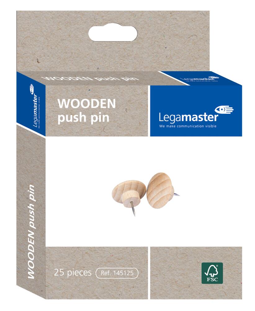 Legamaster Punaises WOODEN  ZOOM