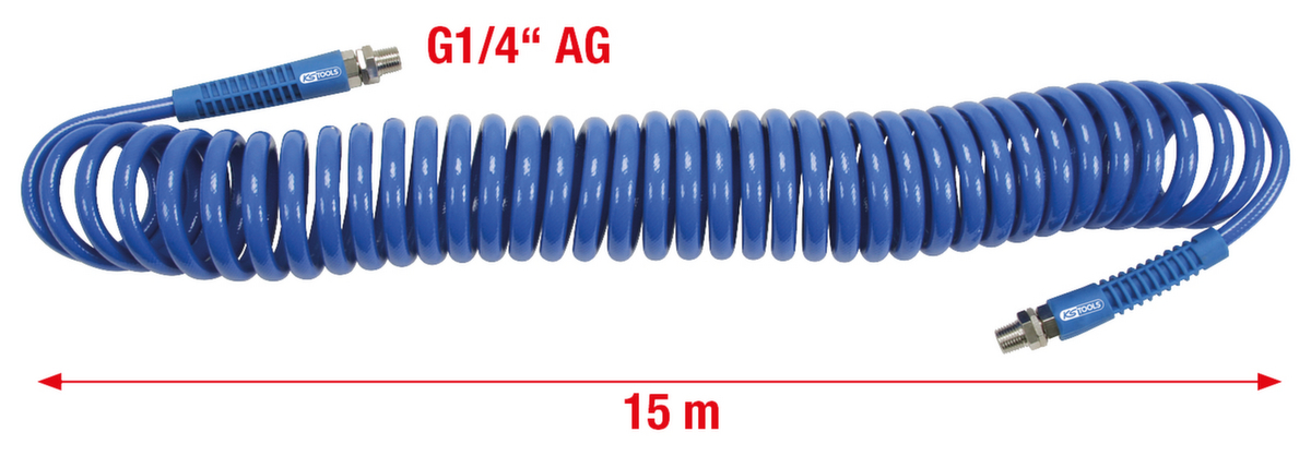 PU perslucht spiraalslang  ZOOM