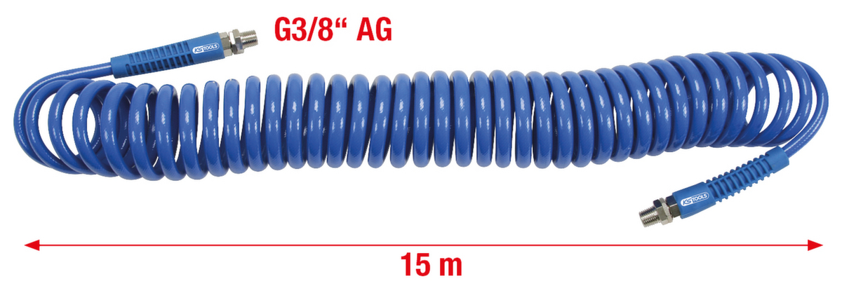 PU perslucht spiraalslang  ZOOM