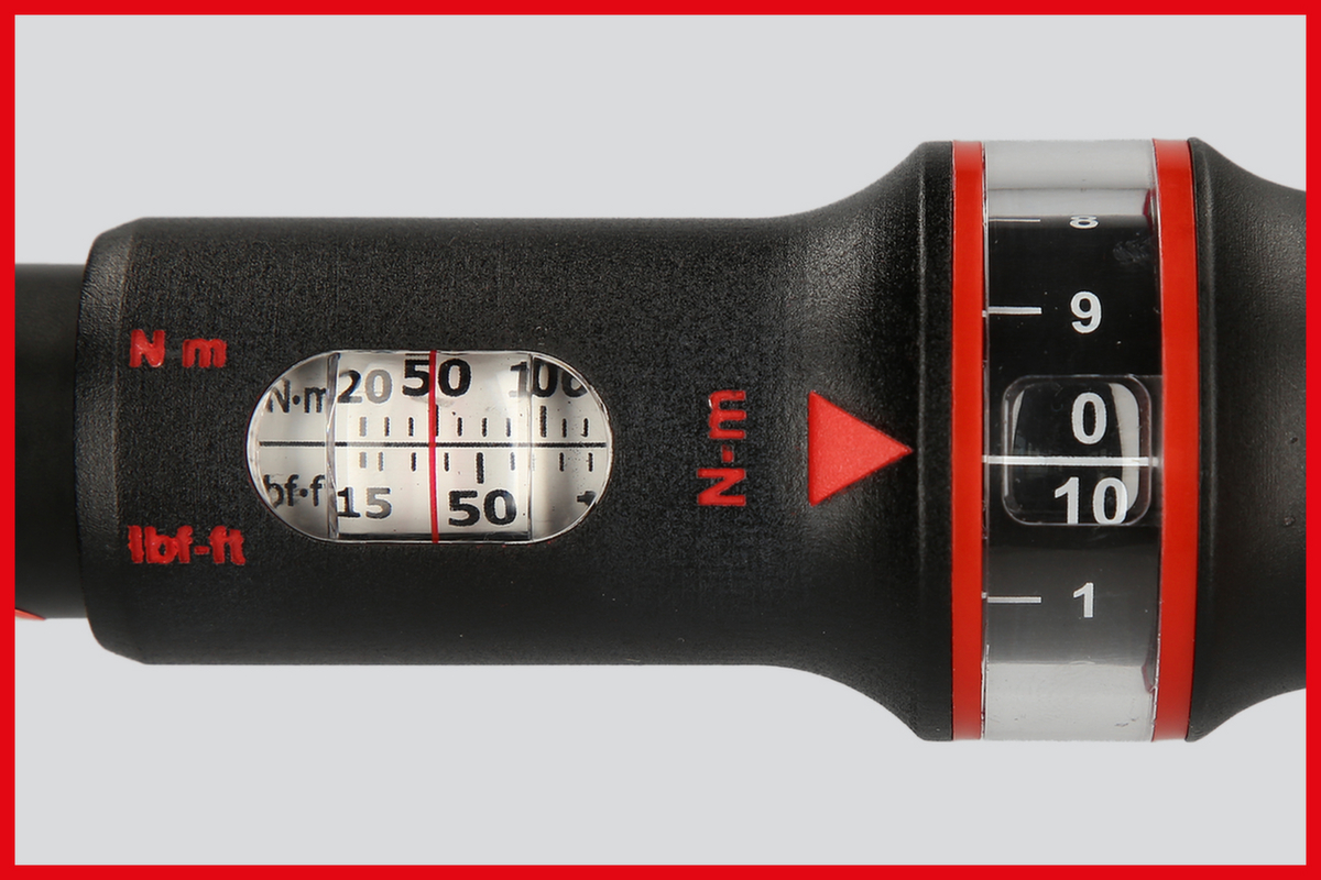 1/2" ERGOTORQUE®precisie ratel momentsleutel  ZOOM