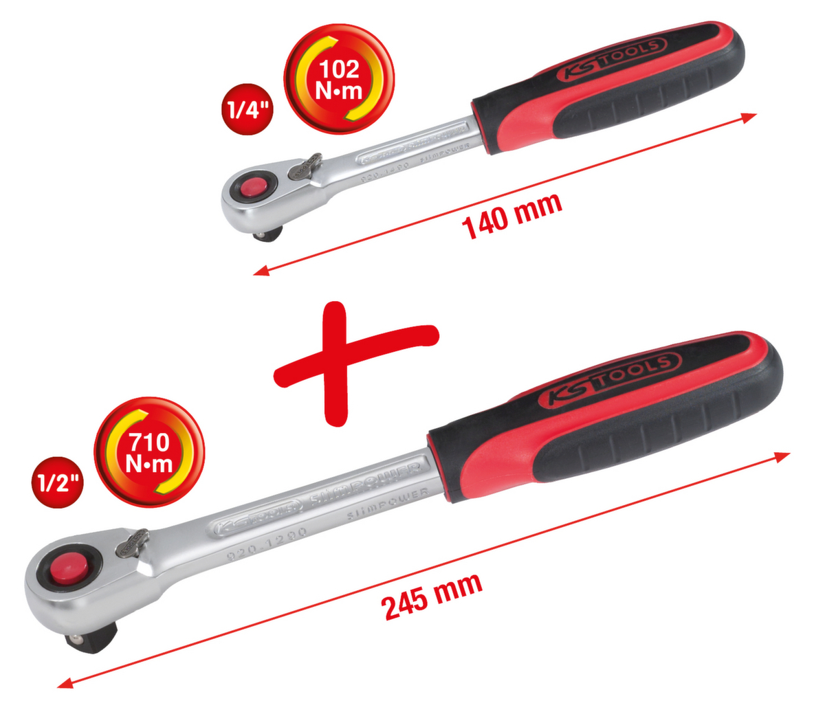 SlimPOWER omkeerbare ratelset  ZOOM