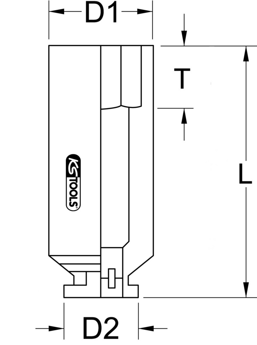 1/2" zeskant stekker  ZOOM