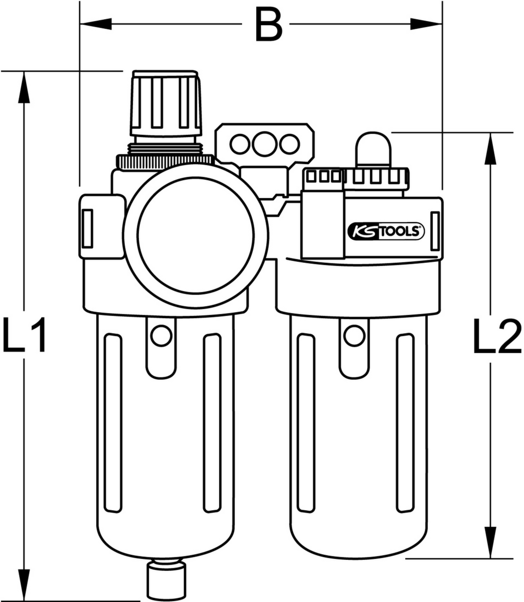 3/8" persluchtonderhoudseenheid  ZOOM