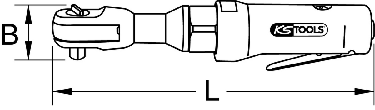 3/8" MONSTER krachtige luchtratel  ZOOM