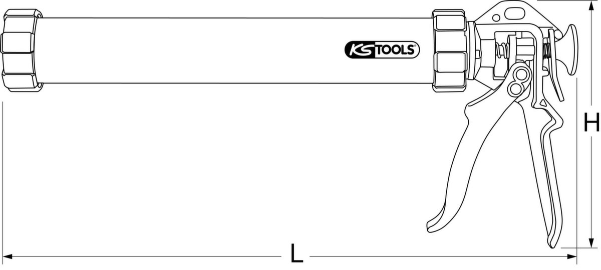 Handpistool 600 ml  ZOOM