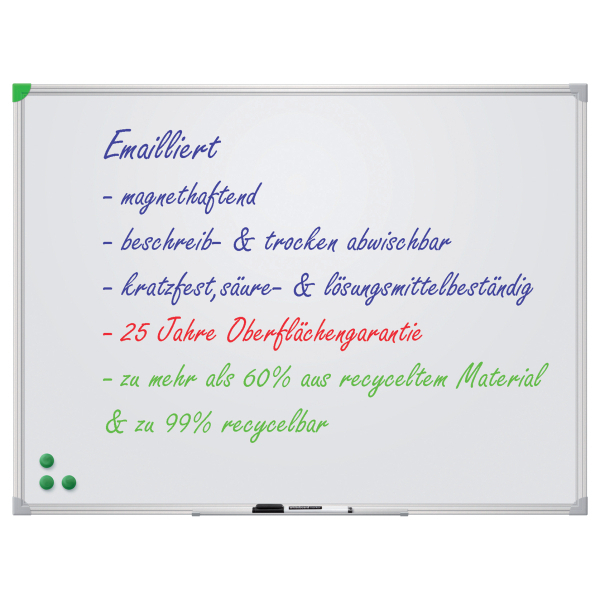 Franken Whiteboard U-Act!Line, hoogte x breedte 1200 x 1800 mm  ZOOM