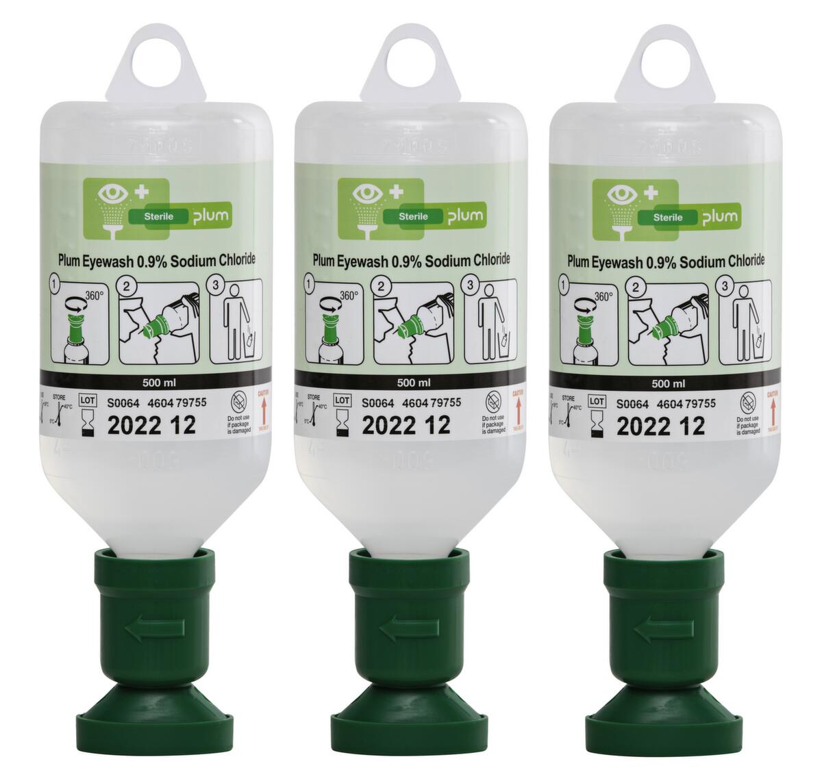 B-Safety Oogspoelfles BR 314 005, 3 x 500 ml keukenzoutoplossing