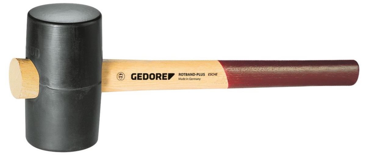 GEDORE 227 E-3 Rubberhamer met essenhouten steel  ZOOM