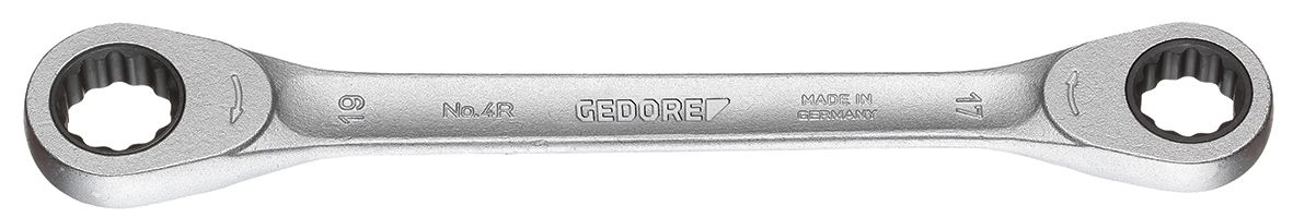 GEDORE 4 R 10X13 Dubbele ratelsleutel 10x13 mm  ZOOM