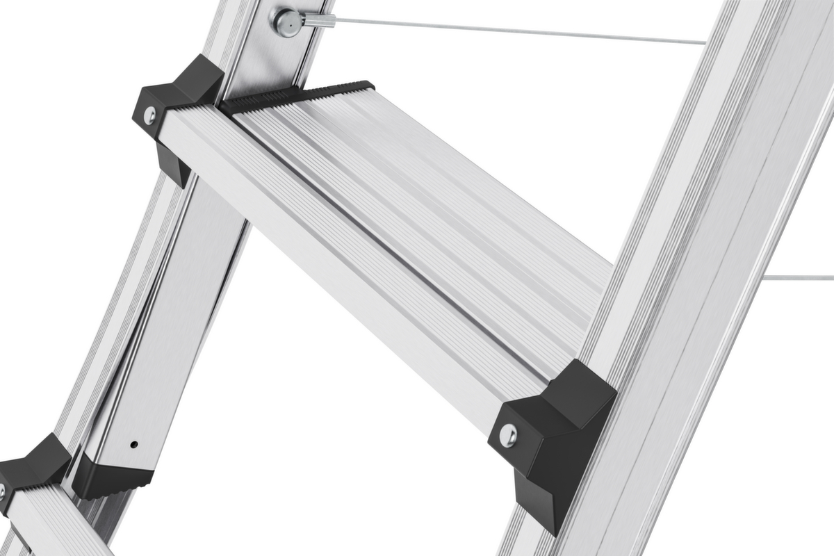 Hailo Telescopische platformladder TopLine TL100, 3 - 5 brede treden Missing translation ZOOM