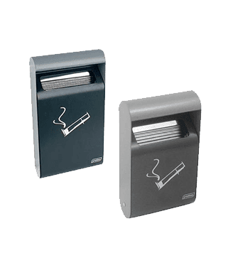 Wandaschenbecher für die platzsparende Zigarettenentsorgung an Außenwänden