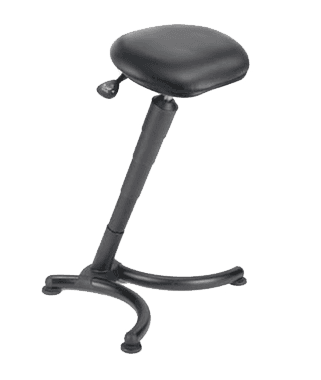 Ergonomische Stehhilfe für Steharbeitsplätze zur Entlastung von Rücken und Beinen