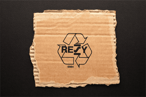 Symbol für nachhaltige und umweltfreundliche Papierverpackung
